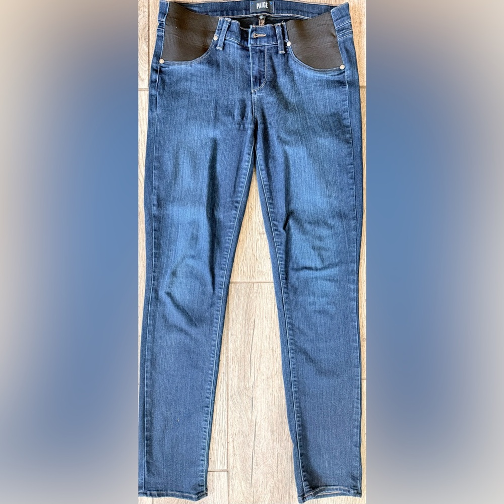 PAIGE Dark Blue Women's Skinny Jeans